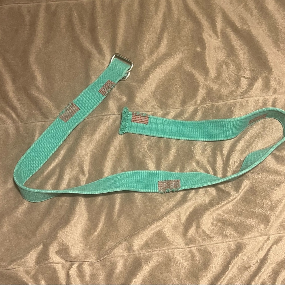 Polo Ralph Lauren Teal/Orange Vintage Belt Size XL